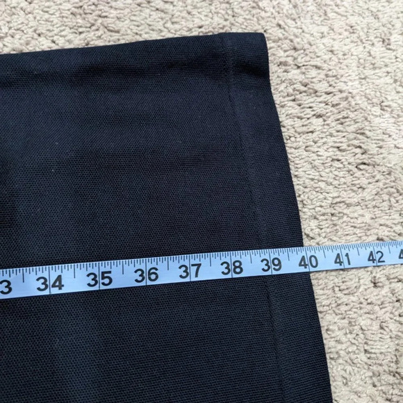 Talbots Tencel Black Short Sleeve Pique Knit Dress Size Medium - Picture 8 of 8